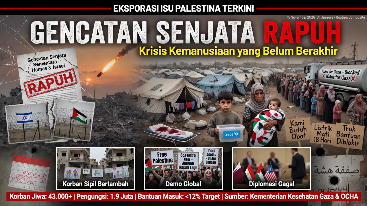 Eksplorasi Isu Palestina Terkini Gencatan Senjata Rapuh, Krisis Kemanusiaan yang Belum Berakhir
